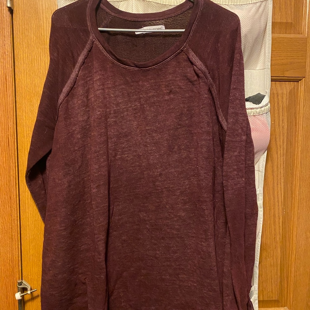 Purple Maurice’s sweater in a size 1xl.